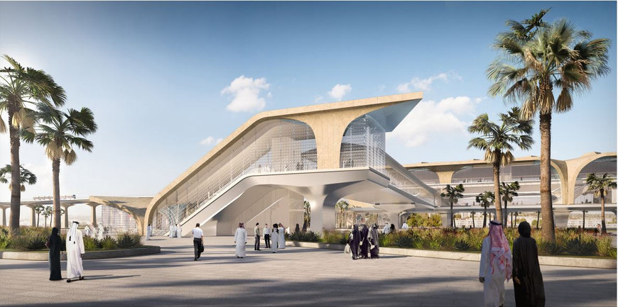 Automatisé, première classe, vitesse de 100 km/h: visite du métro de Doha au Qatar